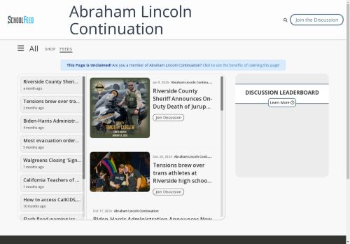 Abraham Lincoln Continuation