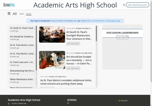 Academic Arts High School