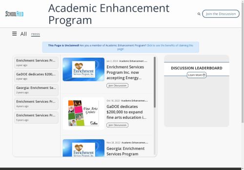Academic Enhancement Program