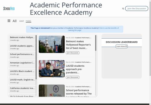 Academic Performance Excellence Academy
