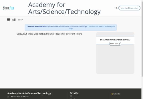 Academy for Arts/Science/Technology