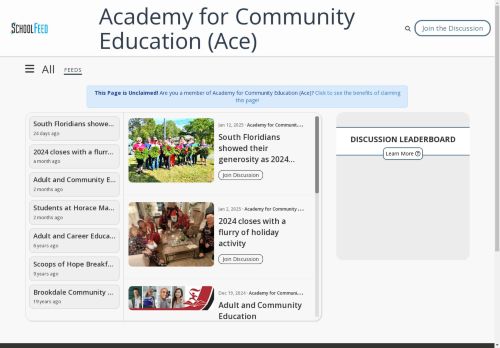 Academy for Community Education (Ace)