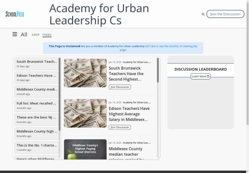 Academy for Urban Leadership Cs