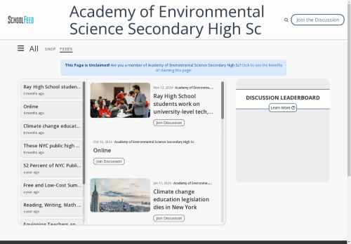 Academy of Environmental Science Secondary High Sc