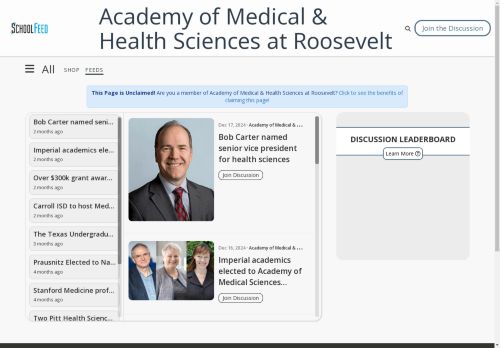 Academy of Medical & Health Sciences at Roosevelt