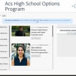 Acs High School Options Program