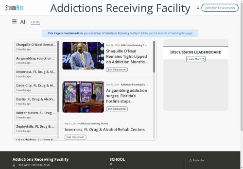 Addictions Receiving Facility
