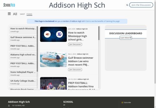 Addison High Sch