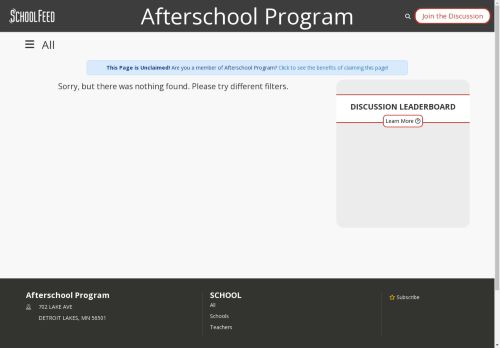 Afterschool Program