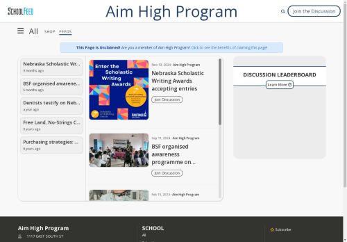 Aim High Program