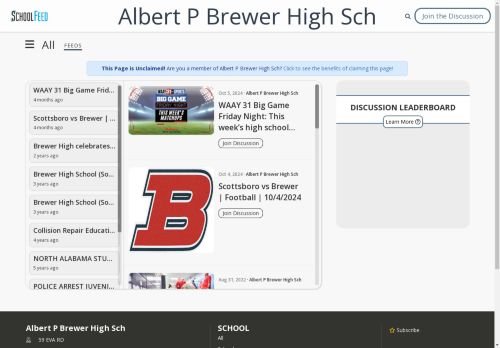 Albert P Brewer High Sch