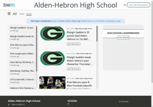 Alden-Hebron High School