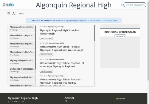 Algonquin Regional High