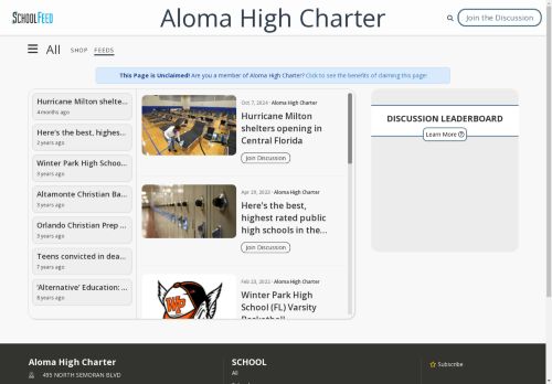 Aloma High Charter