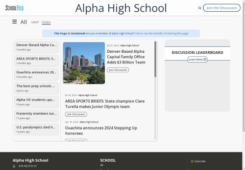 Alpha High School