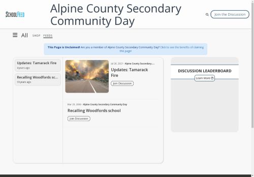 Alpine County Secondary Community Day