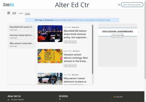 Alter Ed Ctr