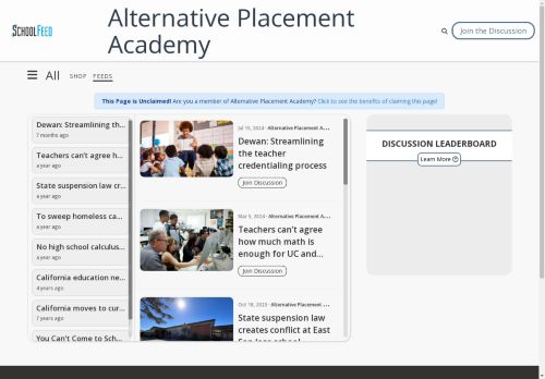 Alternative Placement Academy