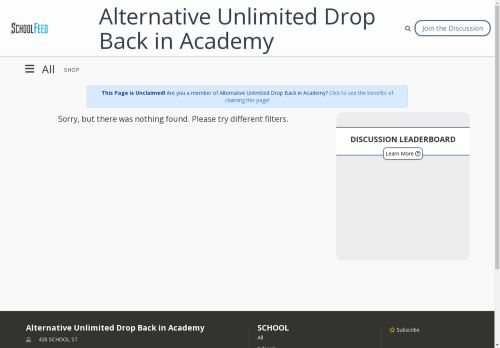 Alternative Unlimited Drop Back in Academy