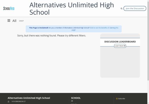 Alternatives Unlimited High School