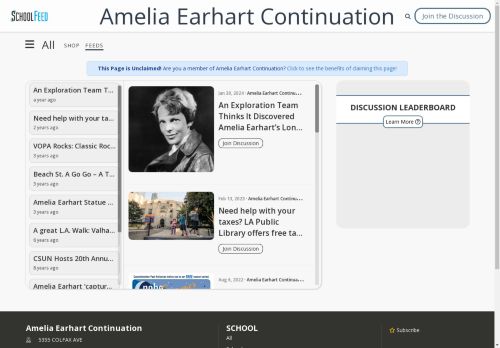 Amelia Earhart Continuation