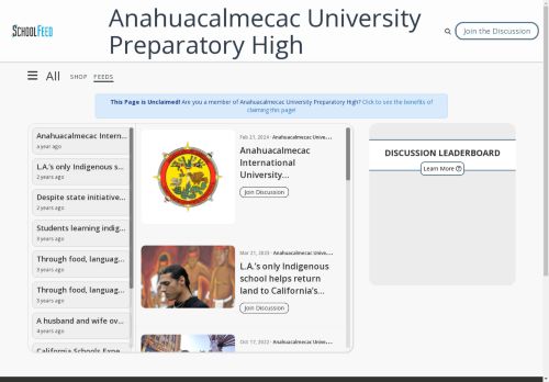 Anahuacalmecac University Preparatory High