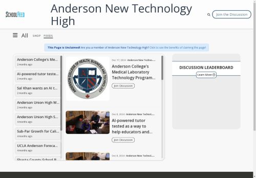 Anderson New Technology High