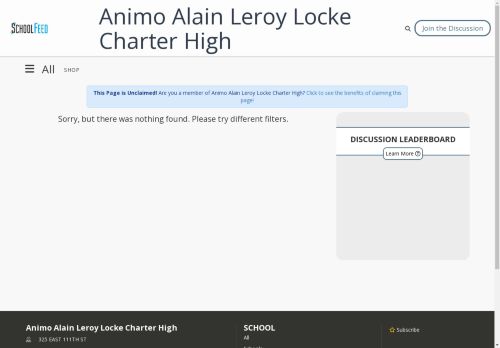 Animo Alain Leroy Locke Charter High