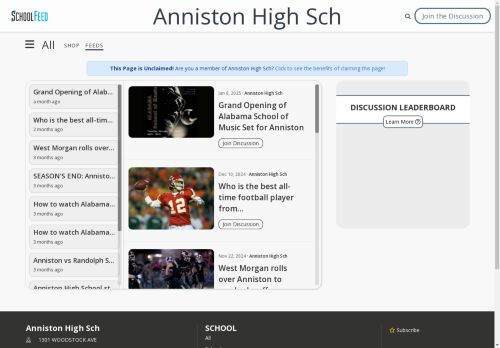 Anniston High Sch