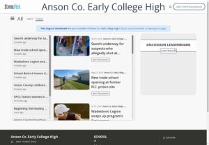 Anson Co. Early College High