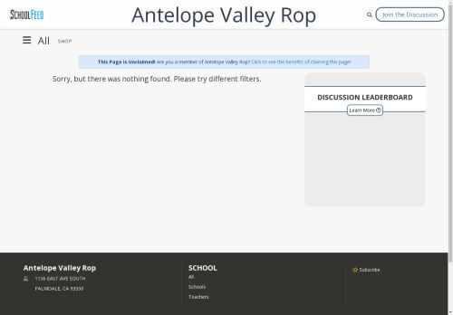 Antelope Valley Rop