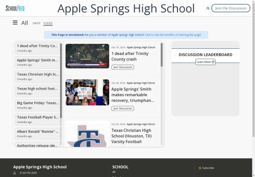 Apple Springs High School