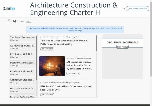 Architecture Construction & Engineering Charter H