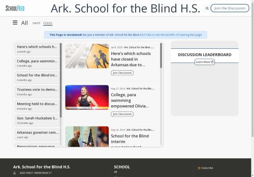 Ark. School for the Blind H.S.