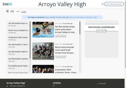 Arroyo Valley High