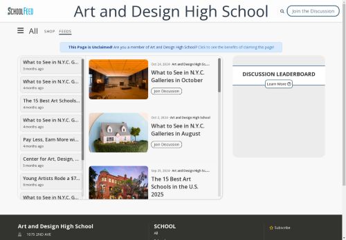 Art and Design High School