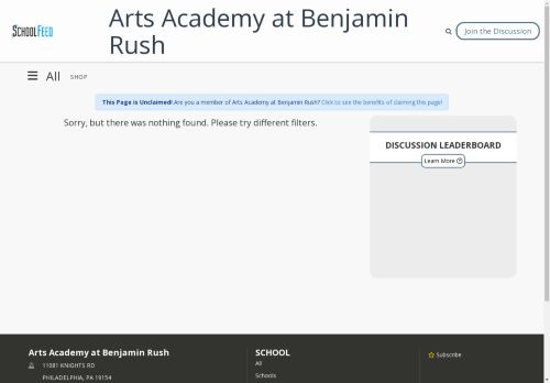 Arts Academy at Benjamin Rush