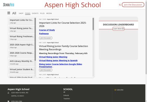 Aspen High School