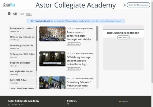 Astor Collegiate Academy