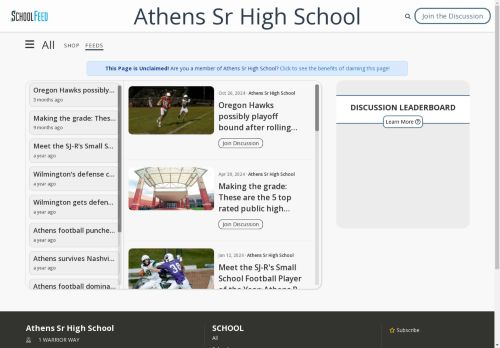 Athens Sr High School