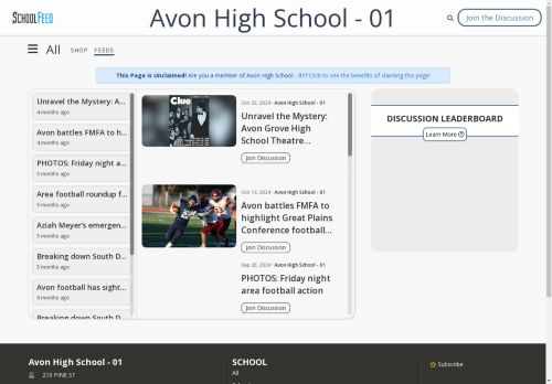 Avon High School - 01