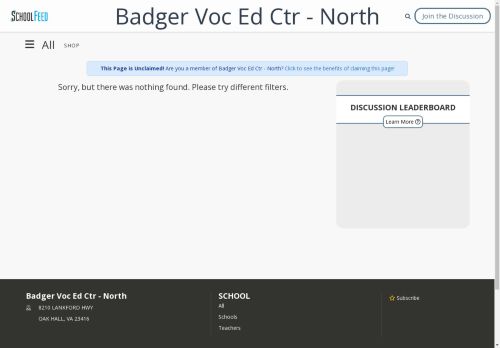 Badger Voc Ed Ctr - North