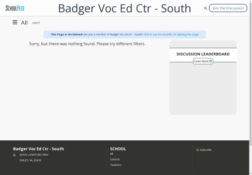 Badger Voc Ed Ctr - South