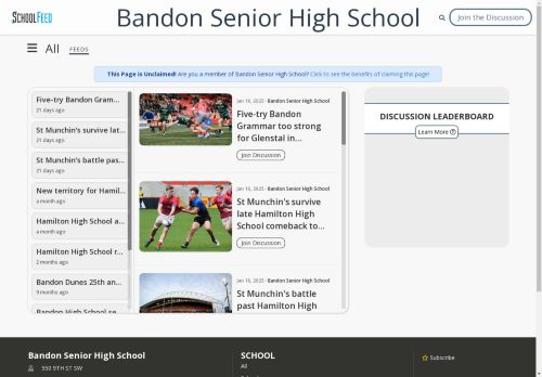 Bandon Senior High School