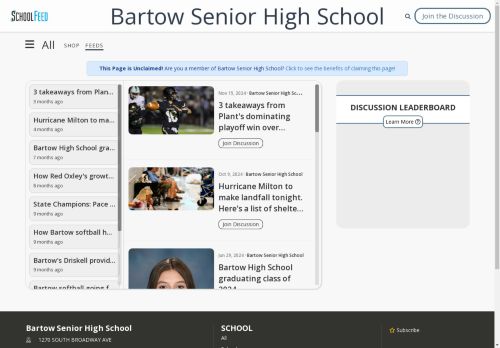 Bartow Senior High School