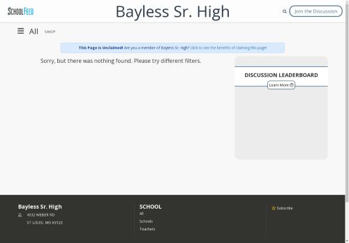 Bayless Sr. High