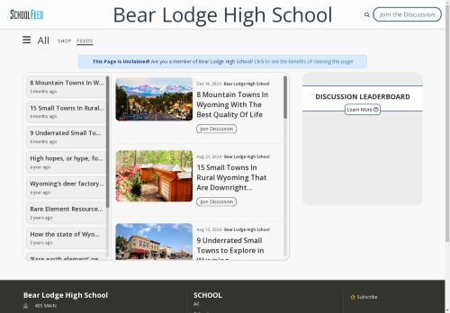 Bear Lodge High School