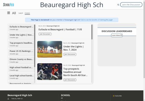 Beauregard High Sch