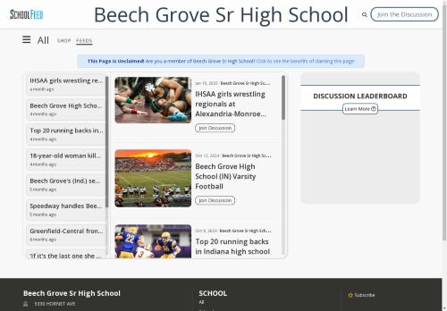 Beech Grove Sr High School