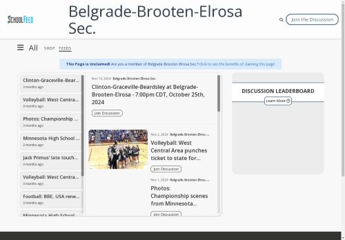 Belgrade-Brooten-Elrosa Sec.